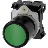 Siemens Drucktaster Front 1f gn Ř22mm rnd 3SU1200-0EB40-0AA0