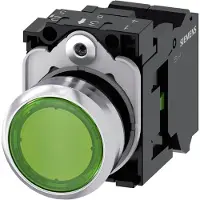 Siemens Drucktaster 1f gn rnd Ř22mm 1S 3SU1153-0AB40-3BA0