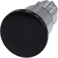 Siemens Frontelement für Not-Aus Ř22mm sw rnd 3SU1050-1ED10-0AA0