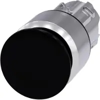 Siemens SIRIUS ACT Pilzdrucktaster Frontelement Metall, hochglanz, schwarz