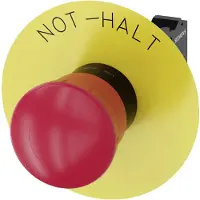 Siemens NOT-HALT-PILZDRUCKTASTER, 40MM, ROT, IP67, IP69K, 2,23 cm, 100 mm, 120 mm, 40 mm, 82 g