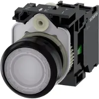 Siemens Drucktaster 1f ws rnd Ř22mm 1S 3SU1106-0AB60-1BA0