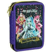 Monster High Crew gefülltes 2-stöckiges Federmäppchen