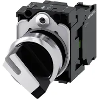 Siemens KNEBELSCHALTER, O-I, SCHWARZ, WEISS, Metall, IP67, IP69K, Schwarz, Metallisch, 104 g, 50 mm, 100 mm