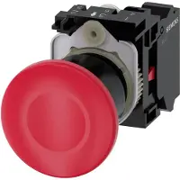 Siemens 3SU11001BA203CA0 3SU1100-1BA20-3CA0 Pilzdrucktaster rastend 1 St. Piece