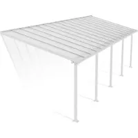 Canopia Aluminium Terrassenüberdachung Olympia Weiß 295x924x305 cm