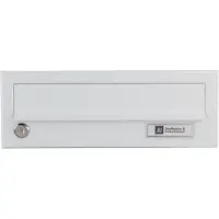 Junie JU Ersatztüre für Hausbrieffachanlage 300 x 110 mm, weiss RAL 9016