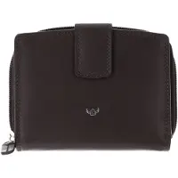 Golden Head Leder Geldbörse Polo RFID Protect Kombischeintasche mit Riegel 1438 Dunkelbraun