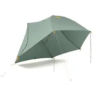Sea to Summit - 3-Personen-Biwakzelt mit Mesh / Netz und Bodenplane - Ikos TR3 + Footprint + Gear Loft - Grün