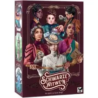 Corax Games Brettspiel Schwarze Witwen – Intrigen im viktorianischen Britannien für 2-6 Spieler ab 14 Jahren