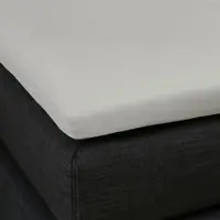 Formesse Topper Spannbettlaken Bella Gracia La Piccola 200x210 - 200x220 cm | grau - grau