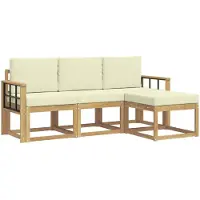 vidaXL Outdoor-Sofagarnitur 4 stk.