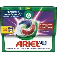 Ariel All-in-1 Pods Colorwaschmittel, 19 Wl 1 Karton = 19 Stück