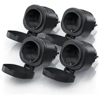 Bearware 4x Wifi Outdoor Steckdose 2,4 Ghz WLAN Steuerung per App Smart Life / IP44