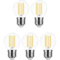 Modee Lighting E27 LED Filamentlampe P45 4W 470lm 2700K Warmweiß 5 Stück