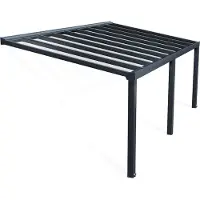 Canopia Aluminium Terrassenüberdachung Stockholm Anthrazit 341x660x324 cm