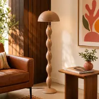 LumenXL Design Stehleuchte Mura warm taupe aus Metall