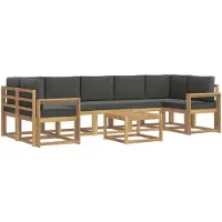 vidaXL Outdoor-Sofagarnitur 6 Stk.