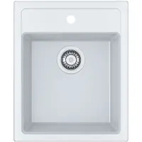Franke Sirius - Tectonite Spülbecken SID 610-40, 430x530 mm, weiß 114.0503.010