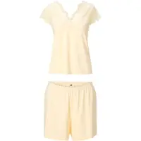 Lingadore Night Shortama 8401 | Grösse: 3XL | Farbe: Elfenbein