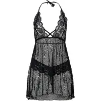 Lingadore Night Slipdress 6001 | Grösse: M | Farbe: Schwarz