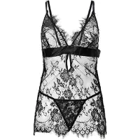 Lingadore Night Slipdress 519 | Grösse: XL | Farbe: Schwarz