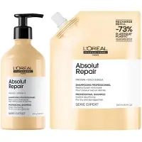 L'Oréal Absolut Repair Shampoo Refill Set - 2x500ml