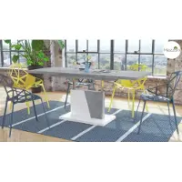 Mazzoni Design Couchtisch Grand Noir ausziehbar höhenverstellbar Tisch 120-180 cm Esstisch