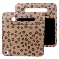 IMoshion Kinder­sicheres Design Backcover mit Griff für das Apple iPad 11 (2025) 11 Zoll A16 / iPad 10 (2022) 10.9 Zoll - Panthermuster