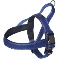 Nobby Norweger Geschirr Linen Deluxe blau