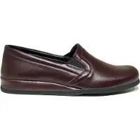 Rohde Viborg 6402 Herren Schuhe Hausschuhe Leder, Größe:46 EU, Farbe:Rot