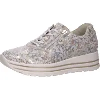 Waldlaufer Schnürhalbschuhe in weiss/weiss kombi, Gr. 7