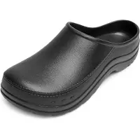 Ladeheid Gartenclogs für Damen Ultraleicht EVA Gartenschuhe LA-CA-ComoWoman (Schwarz, 37)