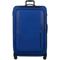 Samsonite Glazed Spinner 84 cm - Erweiterbar 160/178 Liter - 84x54x36/39 cm - electric blue