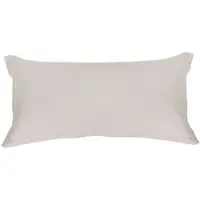 Formesse Bella Donna Jersey Kissenbezug ca. 40x80 cm | perlgrau - grau
