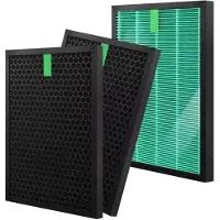 INF 2er-Pack Filter kompatibel mit COWAY AP-1019C, HEPA und Aktivkohlefilter