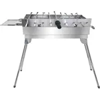 Olymp Handels GmbH Mangal Set President Schaschlikgrill mit Drehspieß für 9 Spieße