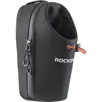 RockBros Fahrradtasche mit Flaschenhalter P002 1,5 l, Schwarz
