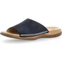 Gabor 03.705 Damenschuhe - bequeme Pantoletten blau Freizeit NEU