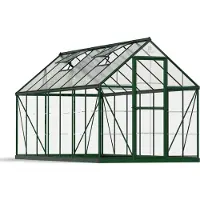 Canopia Aluminium Gewächshaus Hybrid 614 Grün 426x185x208 cm