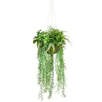 Creativ Green Kunstpflanze Dekokugel, im Topf, Höhe 80 cm