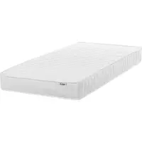 Beliani Taschenfederkernmatratze Hart 90 x 200 cm Memory Foam Füllung 7 Zonen Matratze für Bett Schlafzimmer Modern
