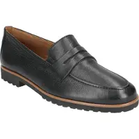 Paul green Slipper & Mokassin 2493-132, Glattleder, Schwarz, Damen