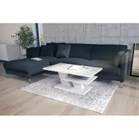 Mazzoni Design Couchtisch Tisch Cliff Wohnzimmertisch 110x60x45cm mit Ablagefläche