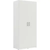 Masseno Drehtürenschrank RYGEN 90,9/197,5/53,3cm 2-türig Weiß