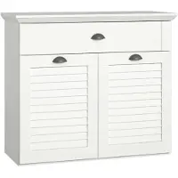 Forte Sideboard Kommode MARIDA 2-trg. 1 Schublade Optik: Weiß matt von