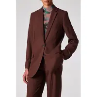 Paul Smith Womens Jacket Dark Brown Größe: 48 | Blazer Outlet | Damen | Braun