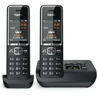 Gigaset COMFORT 550A. Typ: Analoges/DECT-Telefon, Hörertyp: Kabelgebundenes Mobilteil. Freisprecheinrichtung. Maximum Innenabstand: 50 m, Maximum Auße