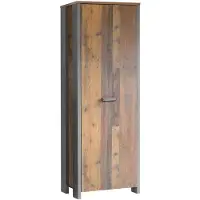 Forte CLIF Schrank 65 70, Kleiderschrank klein Flurschrank schmal Garderobenschr