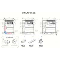 Midea MIH740Y038B Autarkes Induktionskochfeld mit integriertem Dunstabzug 80 cm - inkl.